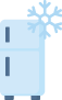 Refrigerator with leftovers icon