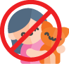Keep away from children icon