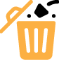 Safe disposal icon